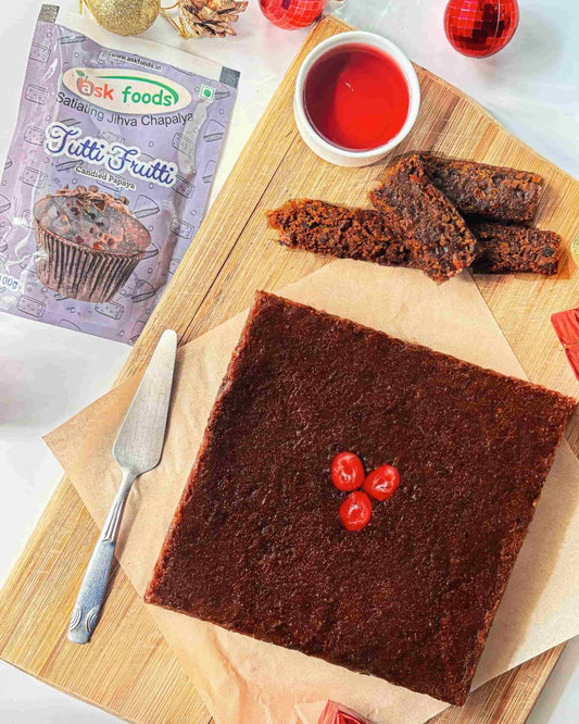 Easy Eggless Caribbean Black Cake - No Alcohol Recipe