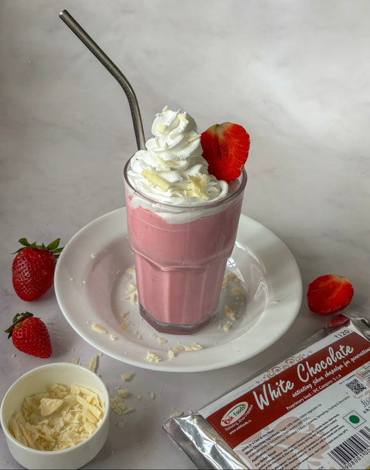 Strawberry White Chocolate Milkshake