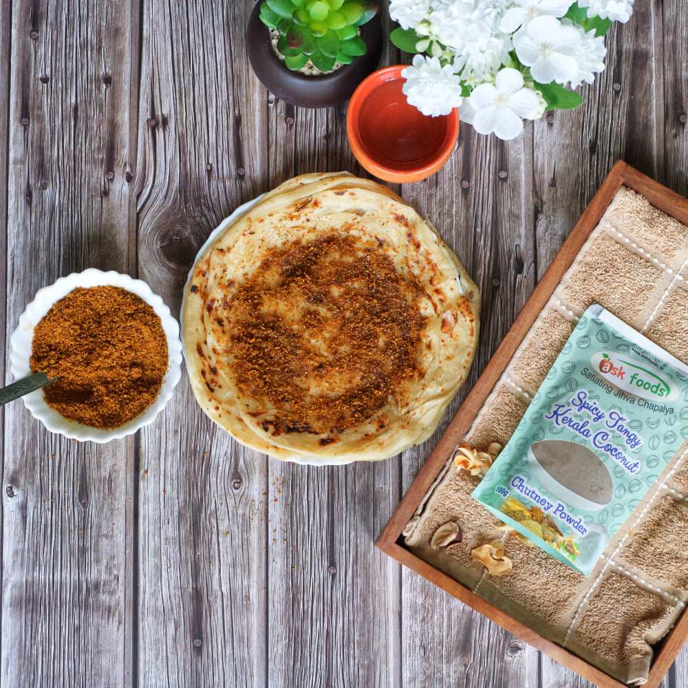 Spicy Tangy Chutney Powder | Kerala Coconut Chutney Powder
