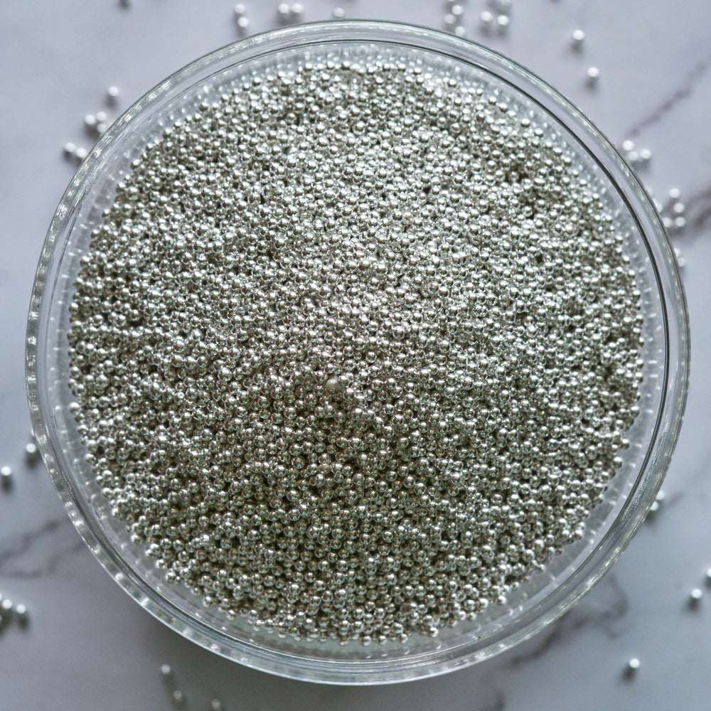 Silver Sugar Balls | Sprinkles