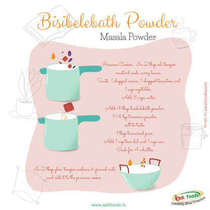 Bisibelebath Powder | Masala Powder