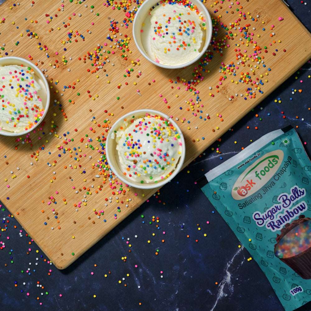 Rainbow Sugar Balls | Sprinkles