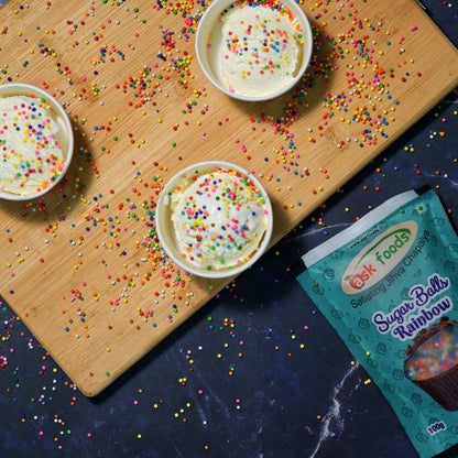 Rainbow Sugar Balls | Sprinkles