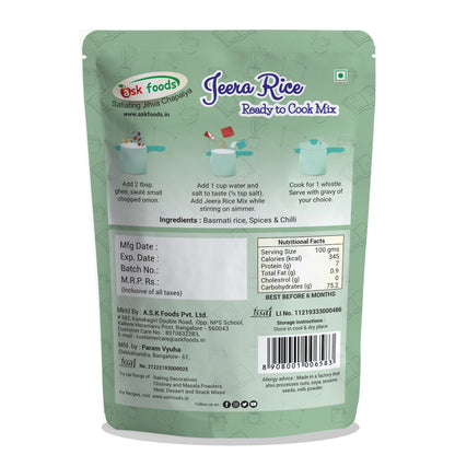 Jeera Rice Mix | Ready-to-Cook Mix