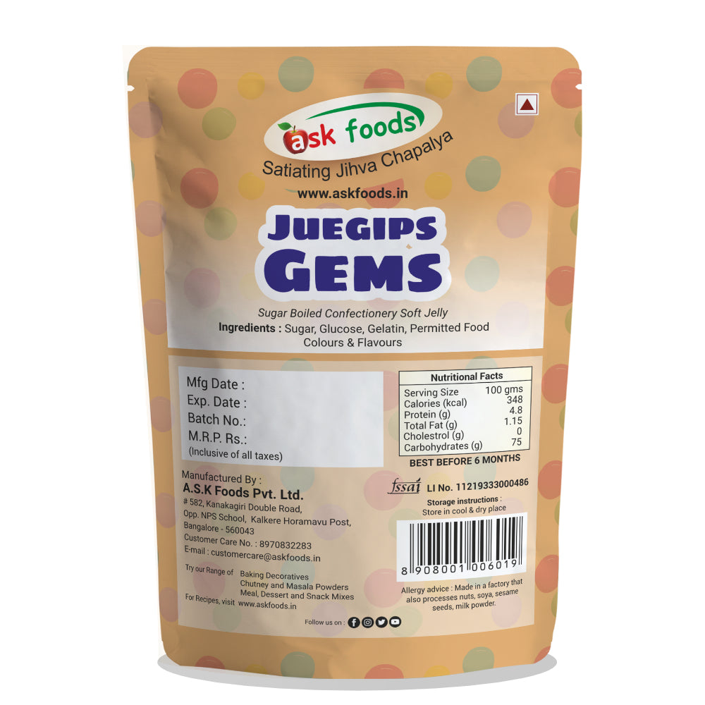 Juegips Gems | Jelly Beans | Jelly Candy – Gems