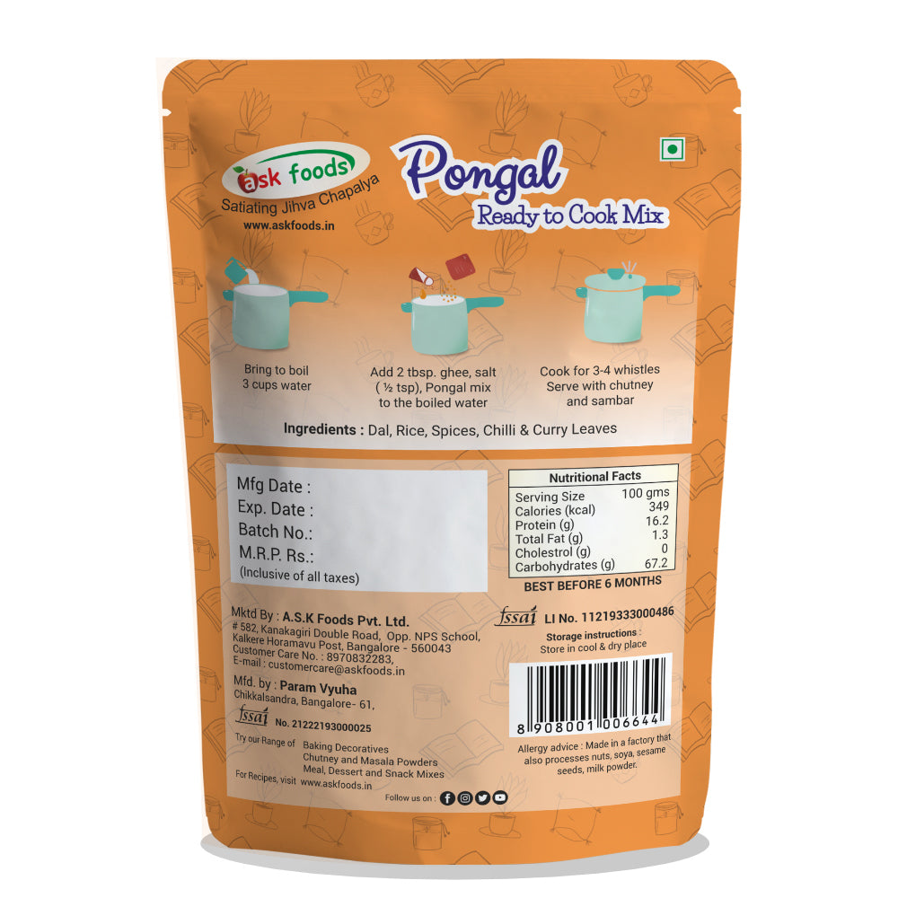 Pongal Mix | Ready-to-Cook Mix