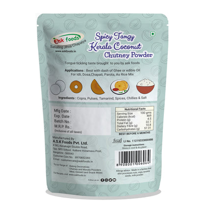 Spicy Tangy Chutney Powder | Kerala Coconut Chutney Powder