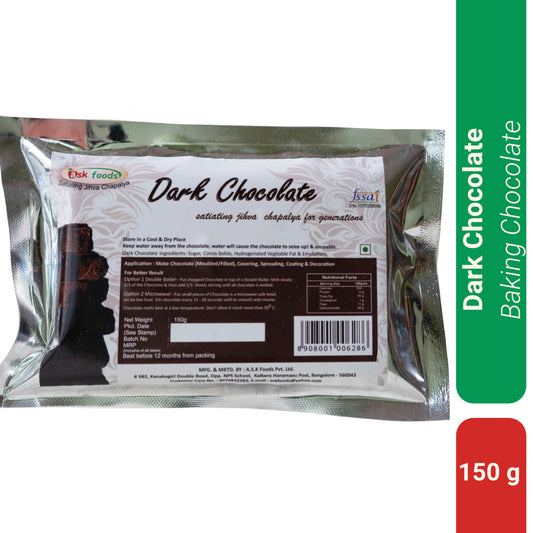 Dark Chocolate | Cooking Chocolate | Baking Chocolate – 150g