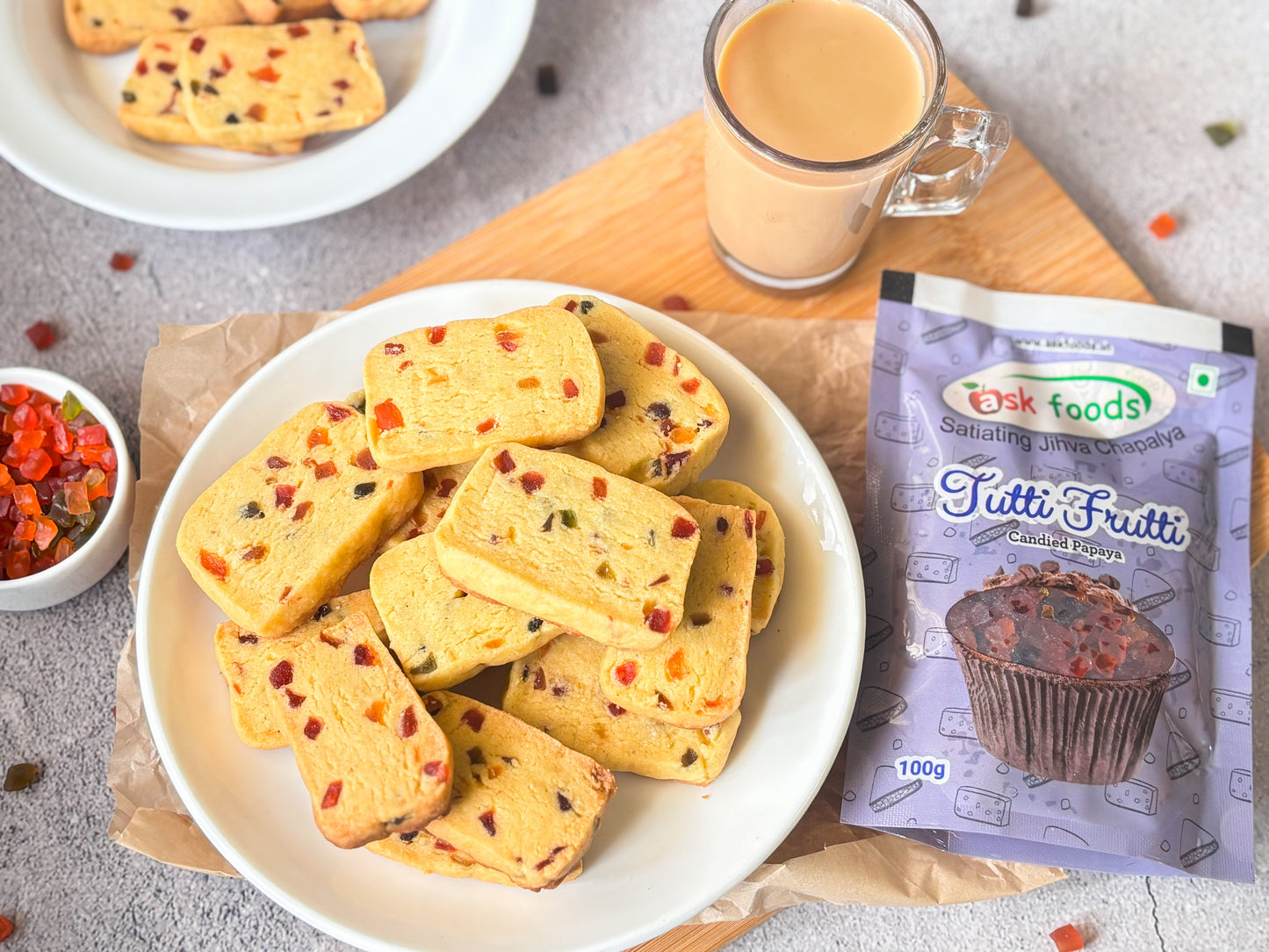 Ask Foods-Eggless Tutti Frutti Biscuits-Hero 1