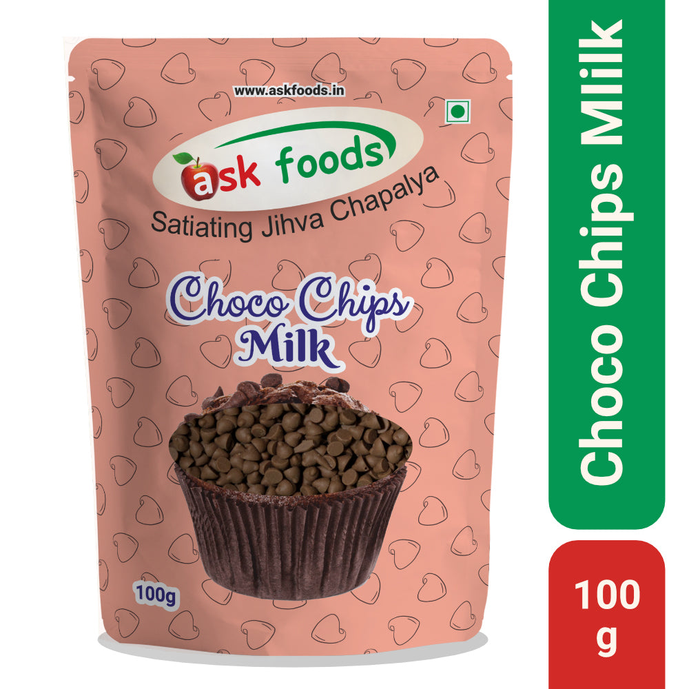 Milk Choco Chips - 100g | Ask Foods