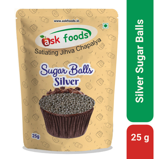 Silver Sugar Balls | Sprinkles