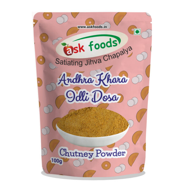 ASK Foods Andhra Khara Idli Dosa Chutney Powder Front
