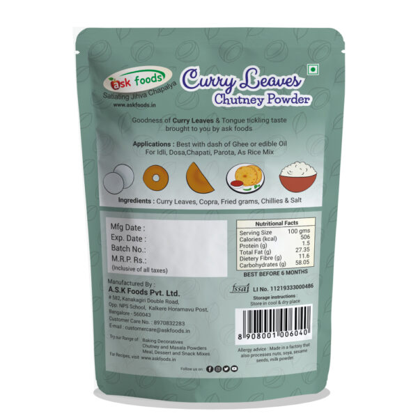 Curry_Leaves_Chutney_Powder_Back_ASK_Foods