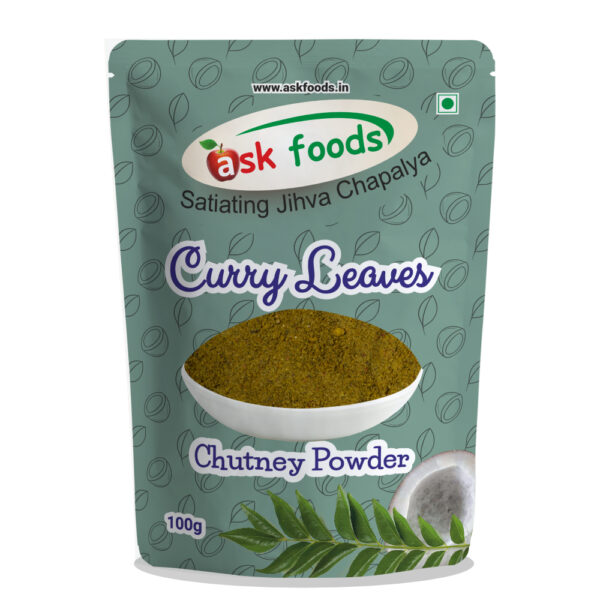 ASK Foods Curry Leaves Chutney Powder Front