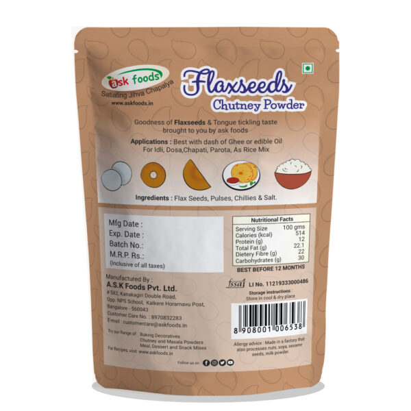 Flaxseeds_Chutney_Powder_Back_ASK_Foods