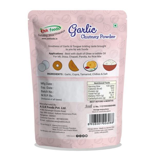 Garlic_Chutney_Powder_Back_ASK_Foods