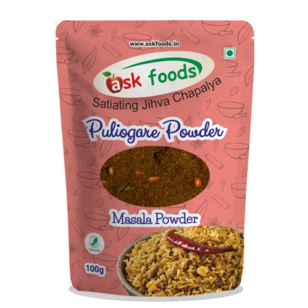 Puliogare Powder Masala Powder Front ASK Foods