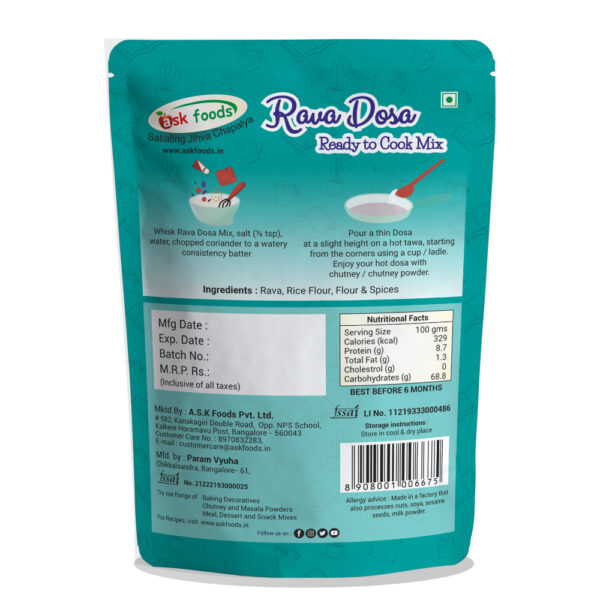 Rava_Dosa_Ready_To_Cook_Mix_Back_ASK_Foods