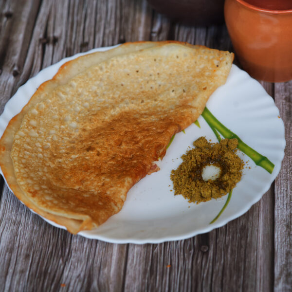 ASK_Foods_Curry_Leaves_Chutney_Powder_Lifestyle_Closeup_Dosa