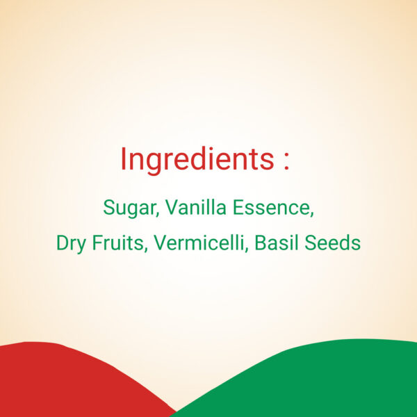 ASK Foods Falooda Mix Ingredients