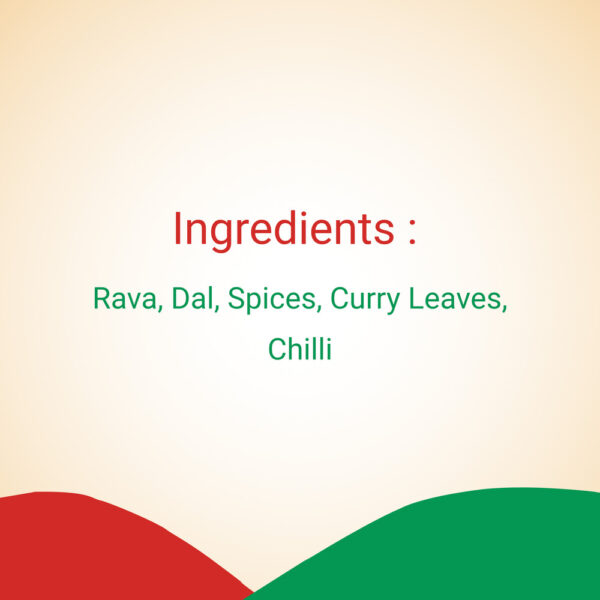 ASK Foods Rava Upma Mix Ingredients