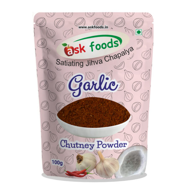 ASK Foods Garlic Chutney Powder Front