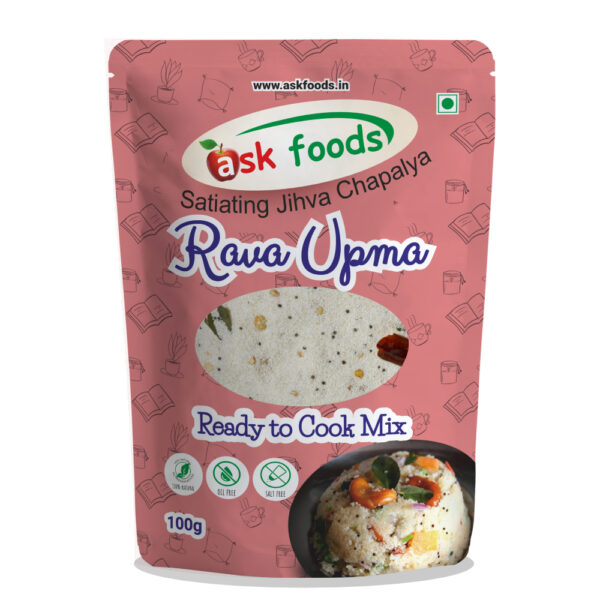Rava Upma Ready To Cook Mix Front ASK Foods